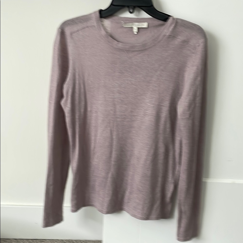 Women's Lavender Long Sleeve Top by naked cashmere